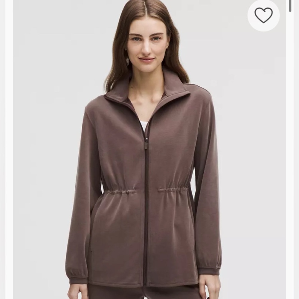 Lululemon Softstreme Cinch-Waist Full-Zip Jacket, NWT